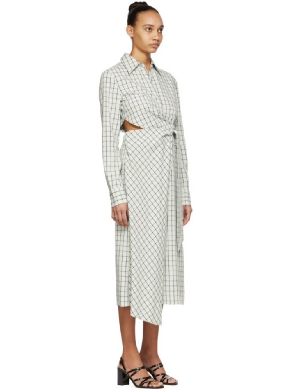 Designer Tibi - Elliot Cut-Out Wrap Dress